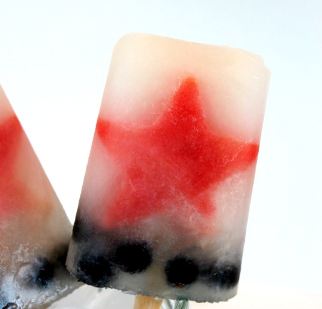 Red White and Blue pops