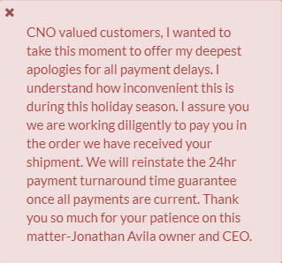 CNO statement